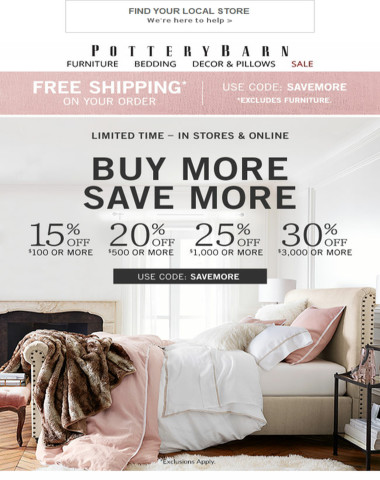 Pottery Barn Home Your Discount Code Is Inside Get Free