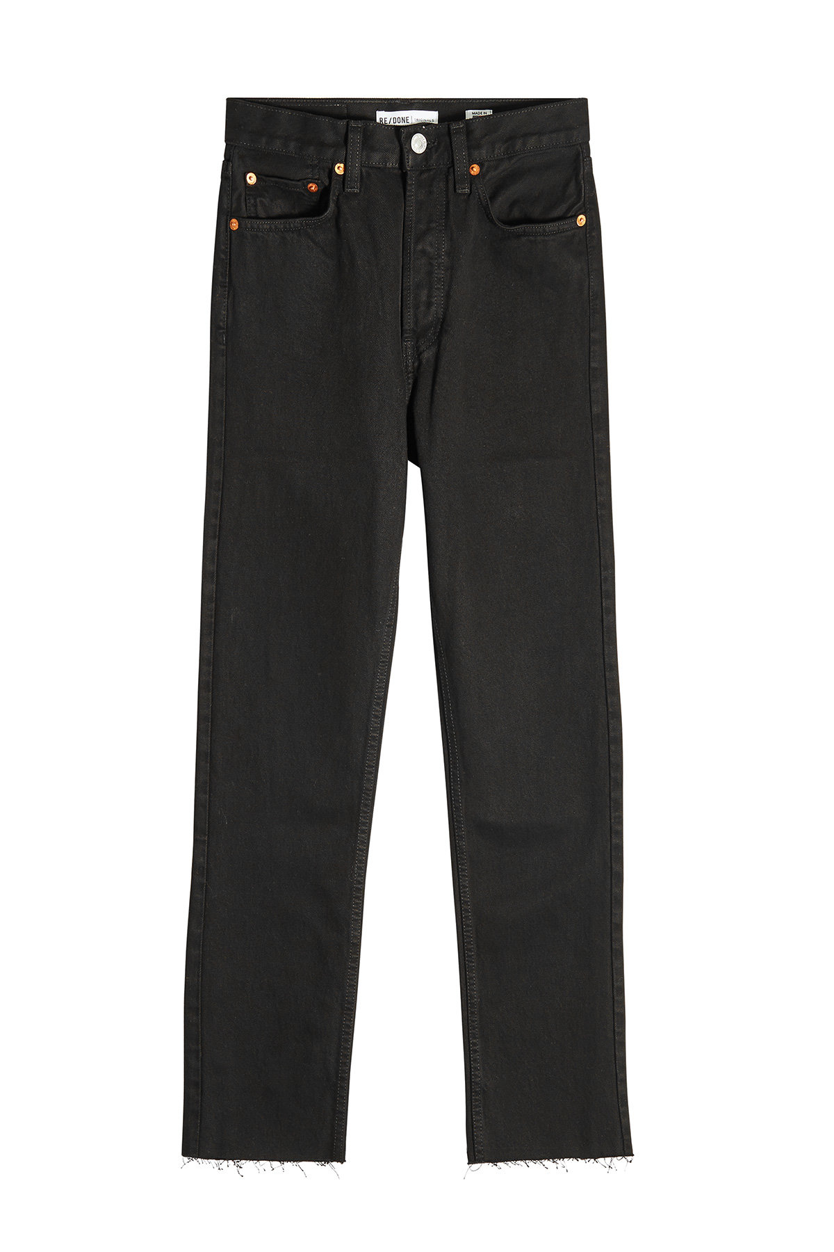 High Waisted Stovepipe Jeans | RE/DONE