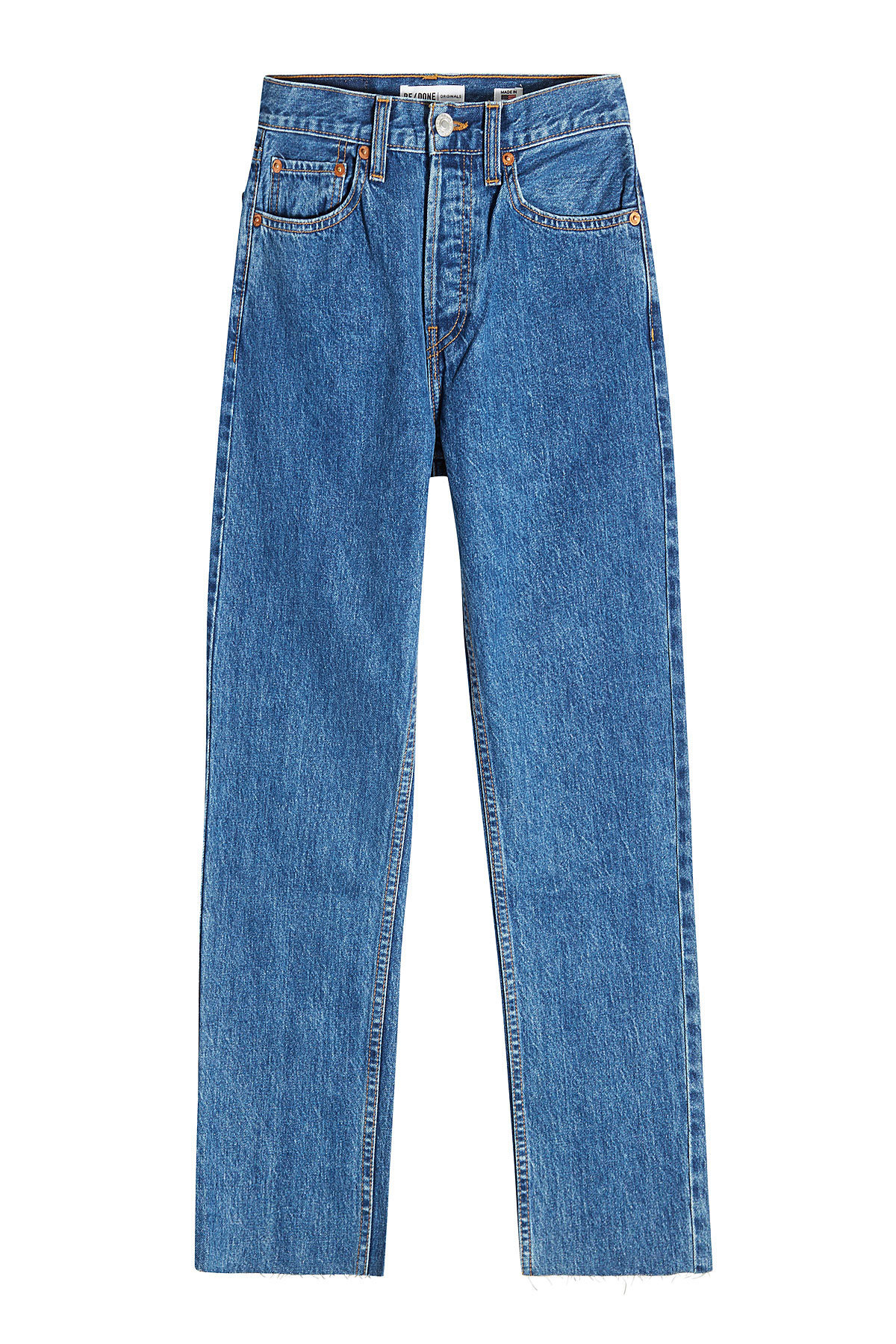 Stovepipe High-Waisted Cropped Jeans | RE/DONE