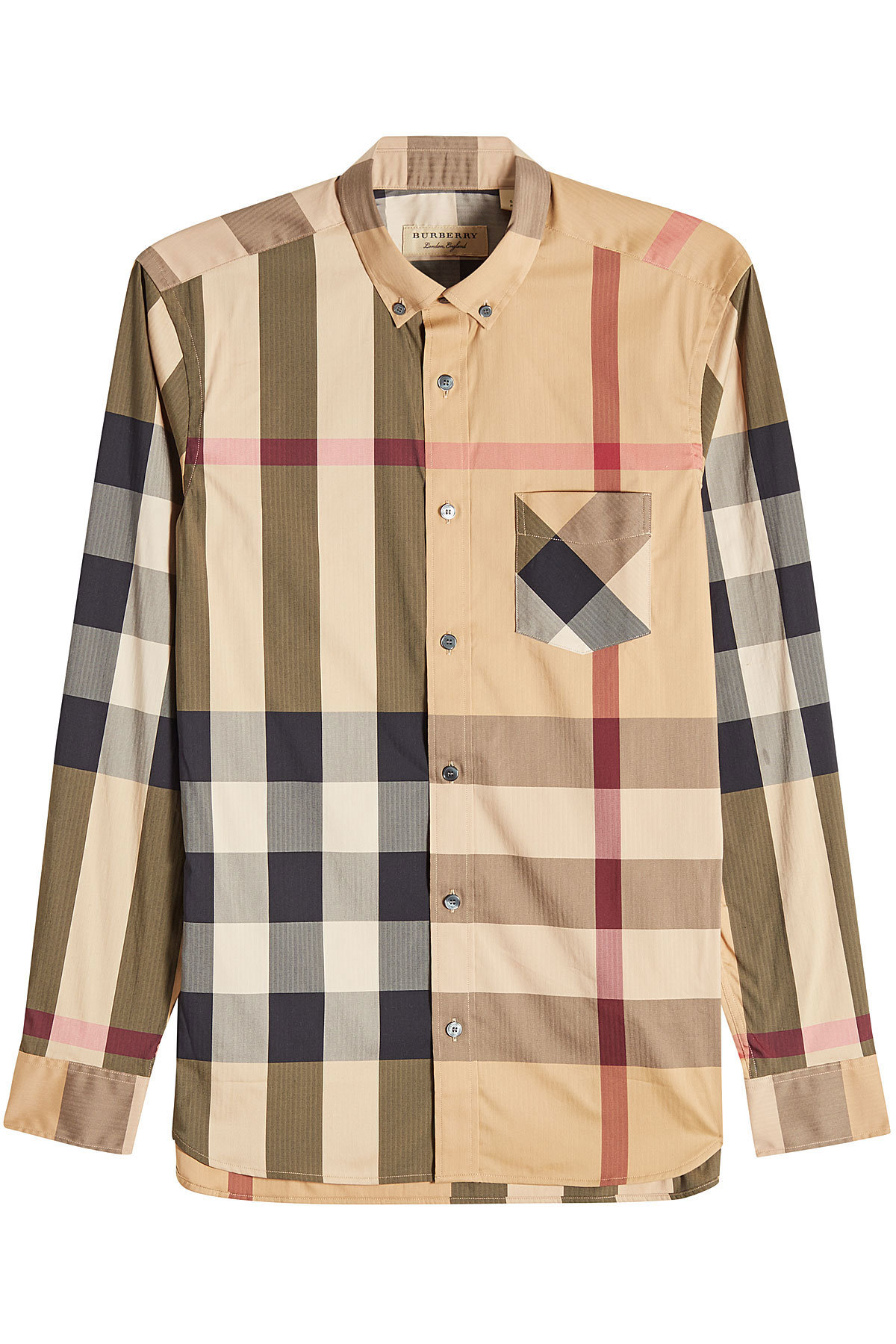 Thornaby Printed Shirt with Cotton | BURBERRY