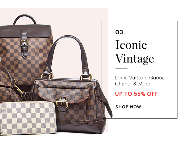 ICONIC VINTAGE, UP TO 55% OFF, SHOP NOW