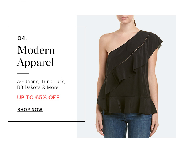 MODERN APPAREL, UP TO 65% OFF, SHOP NOW