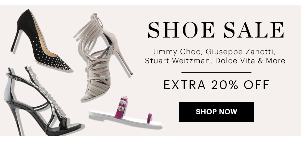 SHOE SALE UP TO EXTRA 20% OFF, SHOP NOW