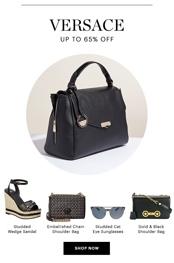 VERSACE, UP TO 65% OFF, SHOP NOW
