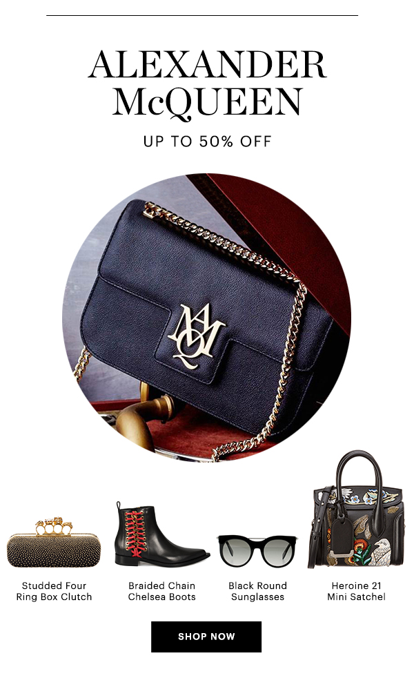 ALEXANDER MCQUEEN, UP TO 50% OFF, SHOP NOW