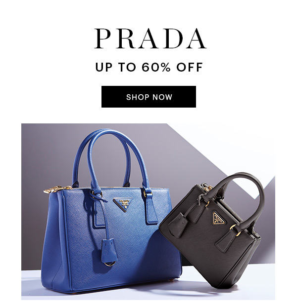 PRADA, UP TO 60% OFF, SHOP NOW