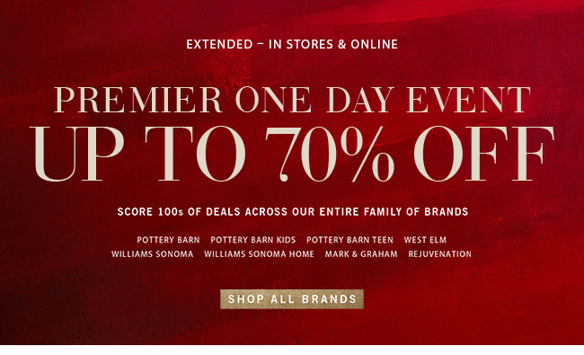 Pottery Barn Home Extended Up To 70 Off Your Promo Code Is